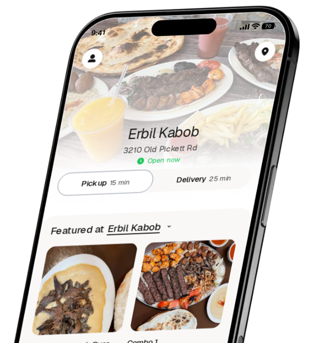 Erbil Kabob app preview